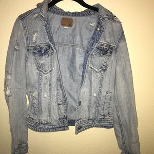 Ripped Jean Jacket